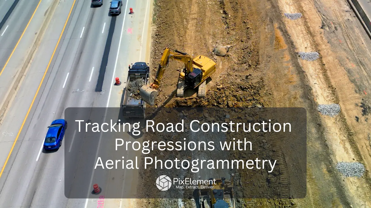 Highway Construction: From Aerial Data to Digital Twin