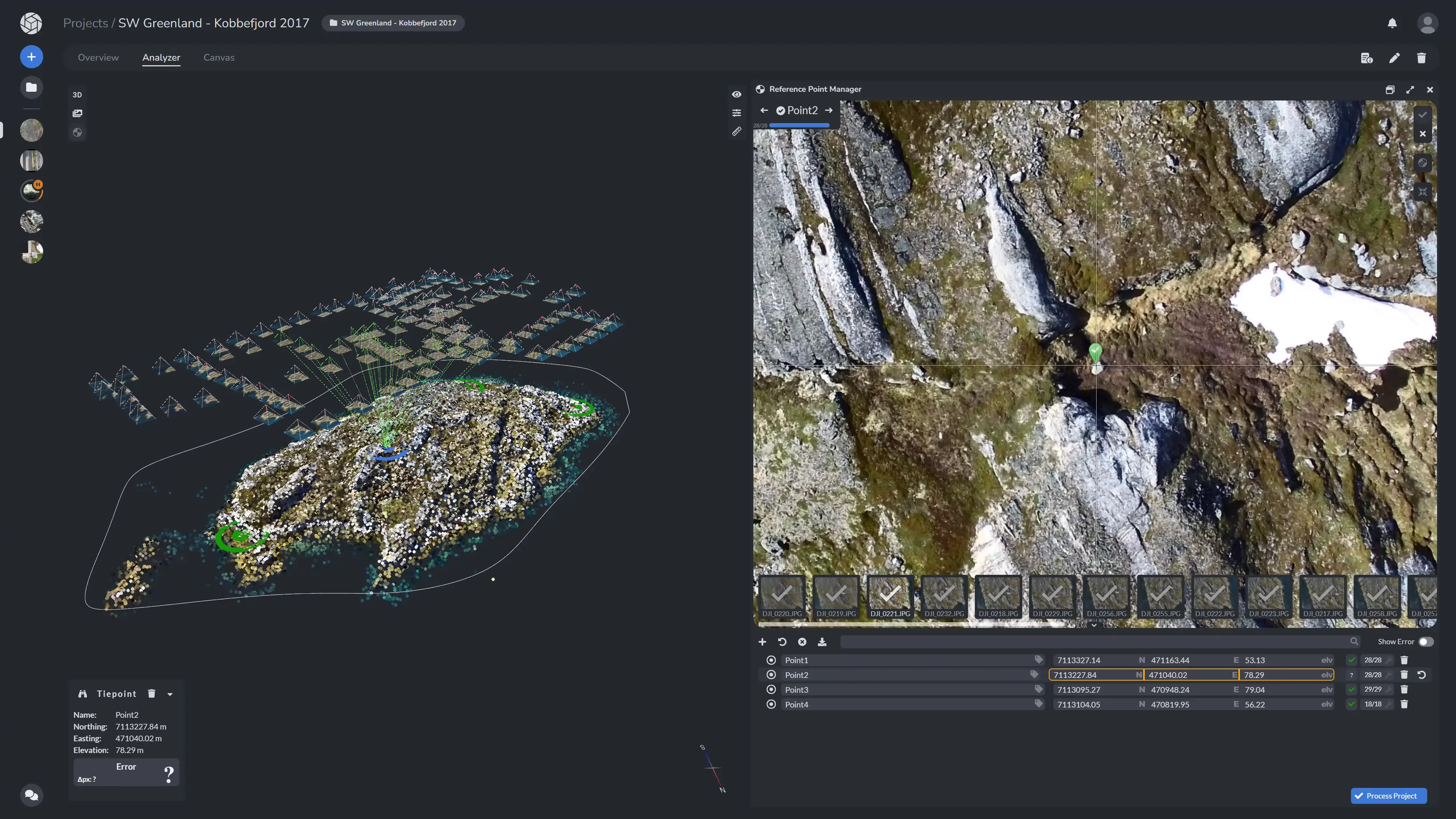 {GCP Registration Analyzer}