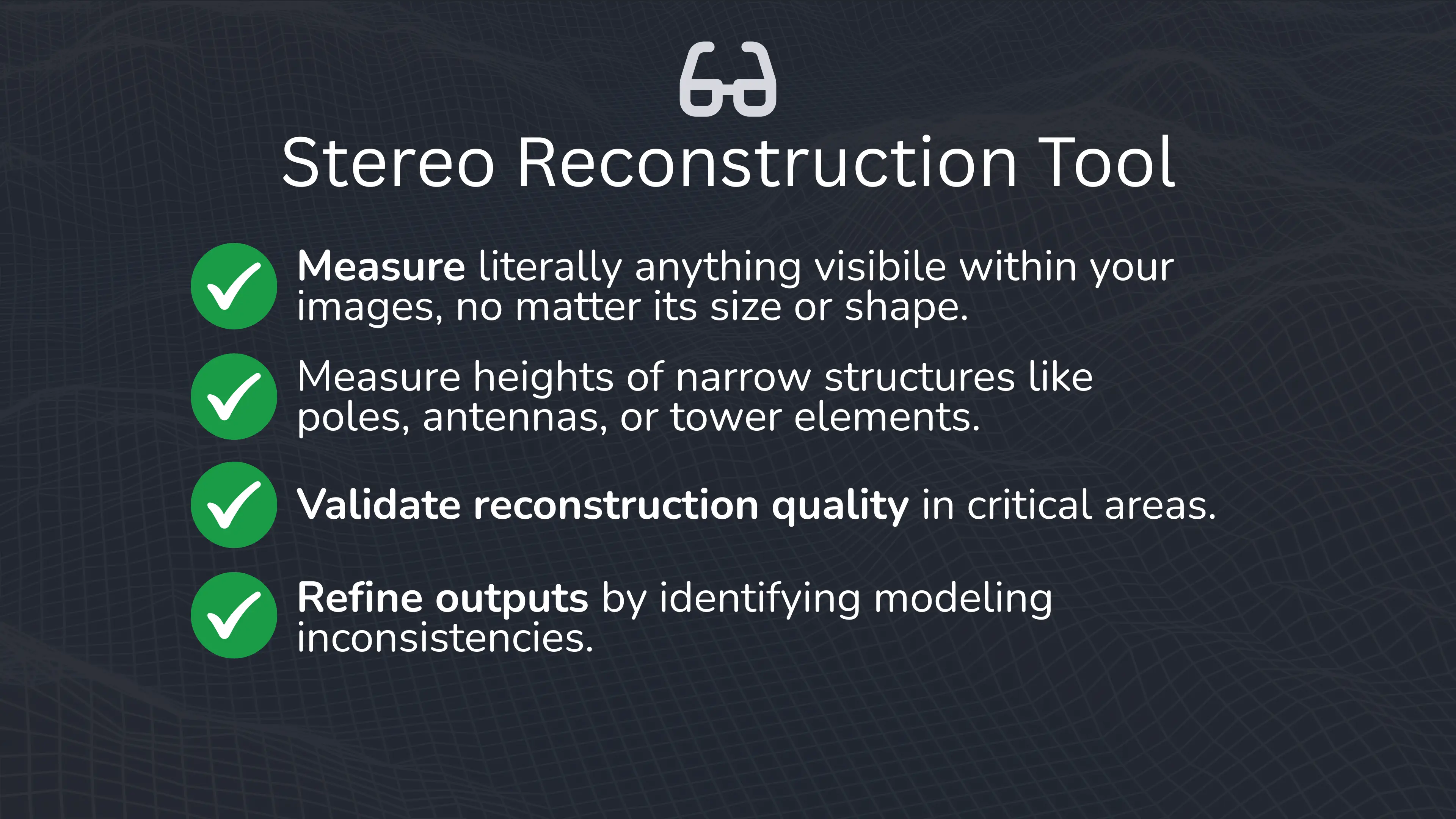Stereo Recon Overview