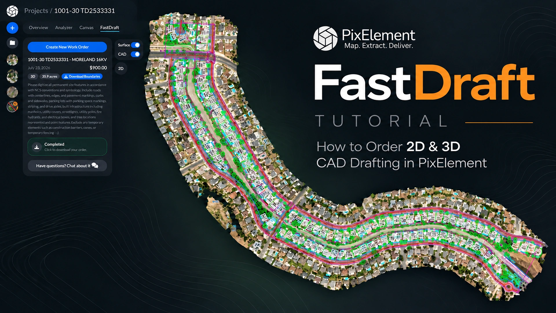 FastDraft Updates & New UI: How to Order 2D & 3D CAD Drafting in PixElement